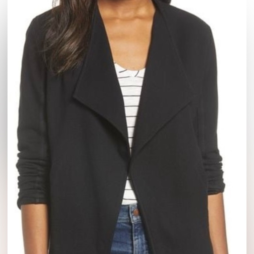 Caslon black blazer type jacket size small